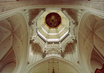 Kupole v antverpské katedrále